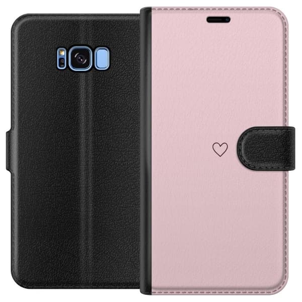 Pungcover til Samsung Galaxy S8 med Lille Hjerte