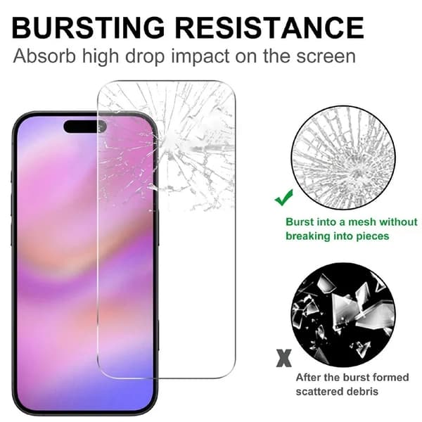 iPhone 17 Pro Max Härdat Glas Skärmskydd - Transparent Transparent