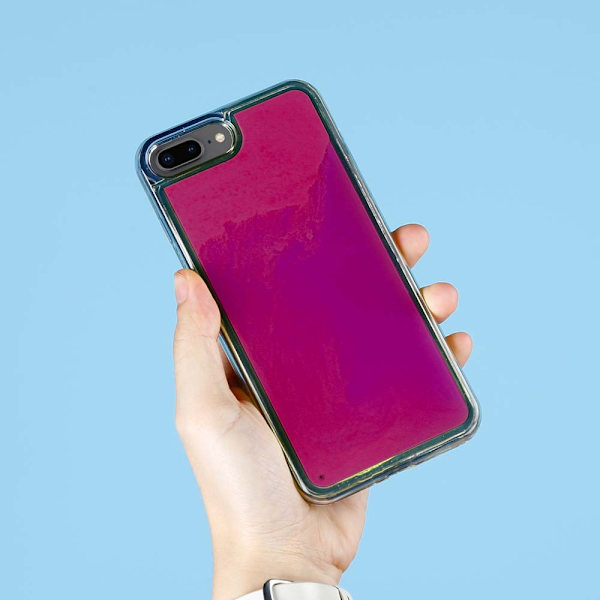 Liquid Neon Sand skal till iPhone 7 Plus & iPhone 8 Plus - Violet Lila