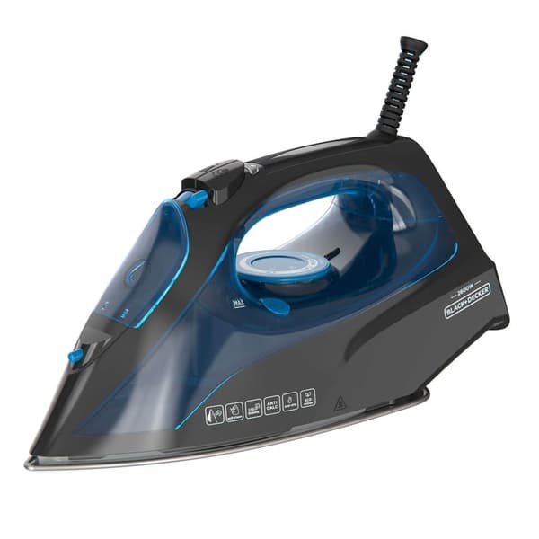 BLACK+DECK Ångstrykjärn Steam Iron 2600W Blå