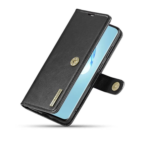 DG.MING 2-i-1 Läder Plånboksfodral för Samsung Galaxy S20 Ultra - Svart
