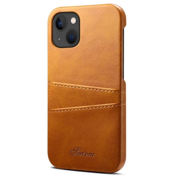 SUTENI iPhone 14 Plus Cover Kortholder - Khaki
