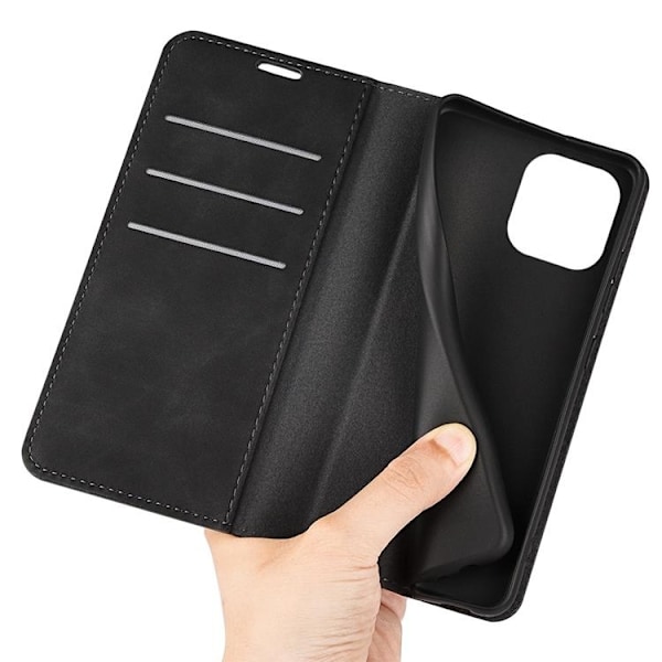 Folio iPhone 14 Pro Max Plånboksfodral  - Svart Svart
