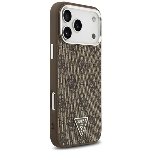 Guess Mobilskal till iPhone 17 Pro Max MagSafe 4G Triangle Logo - Brun Brun