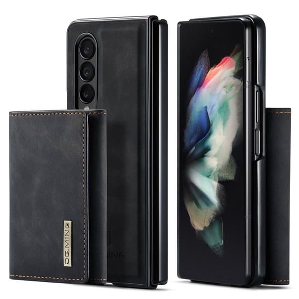 DG.MING Plånboksfodral till Samsung Galaxy Z Fold3 5G - Svart