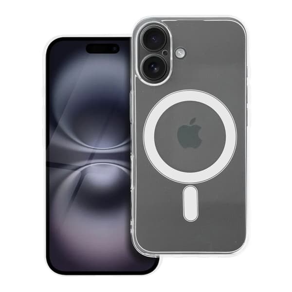 Telefontaske til iPhone 16 Plus Magsafe Klar 2mm - Gennemsigtig Transparent