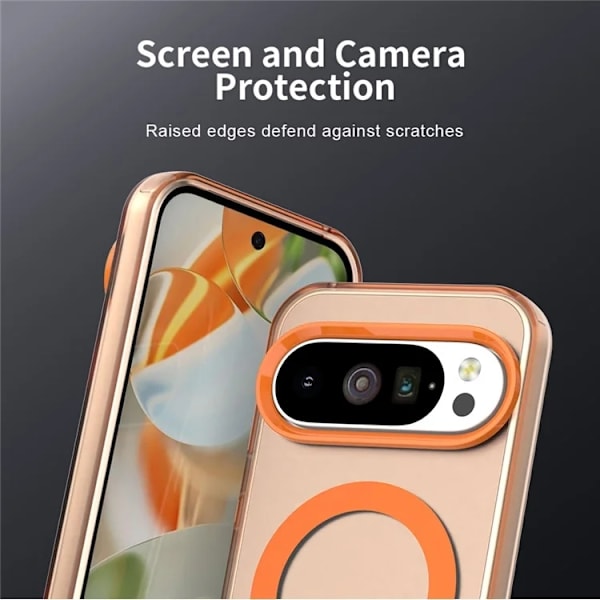 Mobilskal till Google Pixel 10/10 Pro Anti Drop - Orange Orange