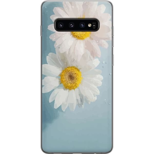 Mobilcover til Samsung Galaxy S10 med sommerblomster