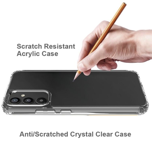 Galaxy A34 5G mobilcover Akryl TPU Anti-gulning - Gennemsigtig