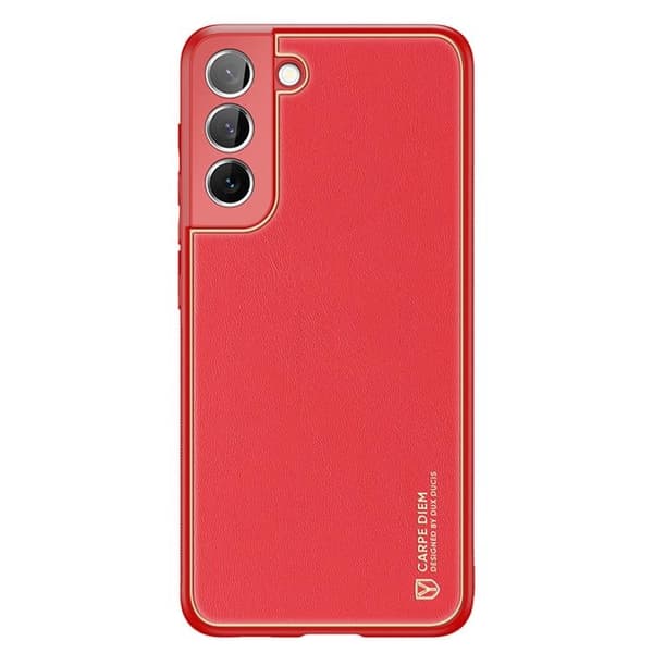 DUX DUCIS Galaxy S22 Plus Kuori Yolo Elegantti Nahka - Punainen Röd