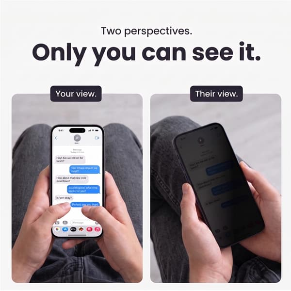 [2-Pack] Tech-Protect Härdat Glas Skärmskydd för iPhone 18 Pro Spy Plus