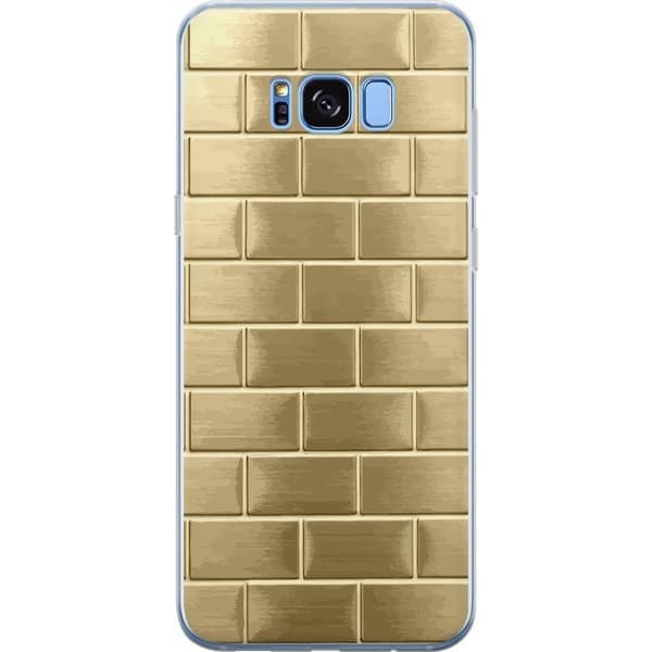 Mobilcover til Samsung Galaxy S8 med Gyldne Mursten