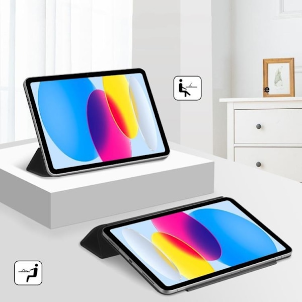 Tech-Protect iPad 10.9 (2022) Fodral Smartcase Magnetic - Svart