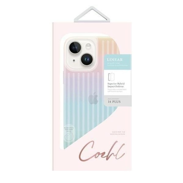 UNIQ iPhone 14 Plus Skal Coehl Linear - Iridescent