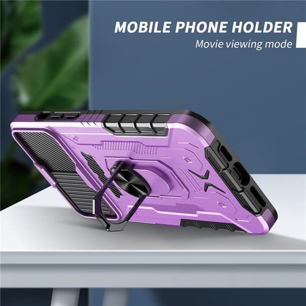 iPhone 14 Pro Max Skal Ringhållare Kickstand - Lila Lila