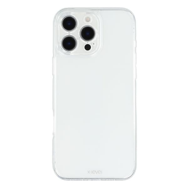 X-LEVEL Mobilskal till iPhone 16 Pro Max PC + TPU Transparent Fodral