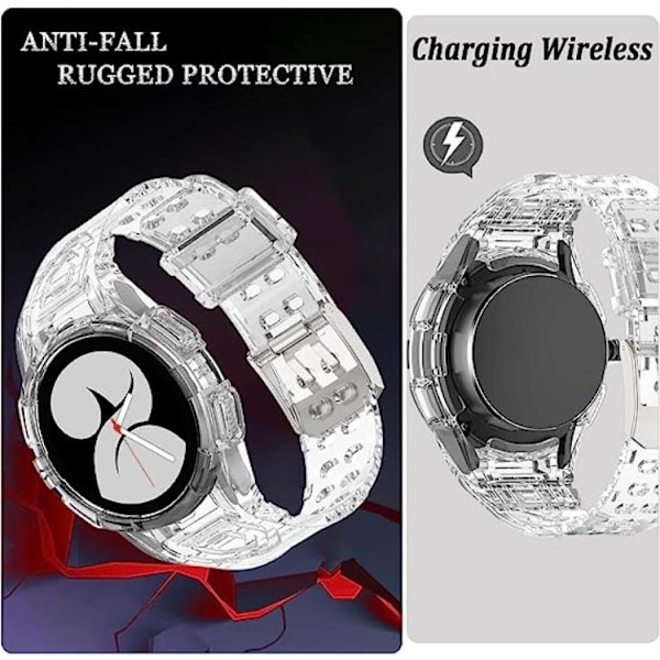 Galaxy Watch 4/5 (46mm) Replacement Case Band - Clear