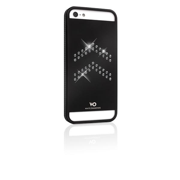 WHITE-DIAMONDS Metal Sort Apple iPhone 5 / 5S / SEAviator Black