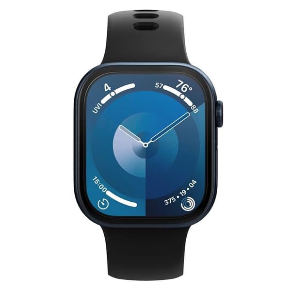 Spigen [2-Pack] Apple Watch 46mm Series 10 Skärmskydd Elite Shield Transparent