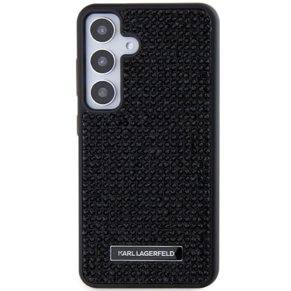 KARL LAGERFELD Galaxy S24 Plus Mobilskal Rhinestone Logo Metal Plate