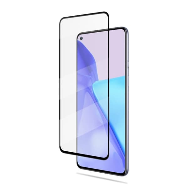 MOCOLO Hærdet Glas Skærmbeskytter til Oneplus 9 - Sort Black
