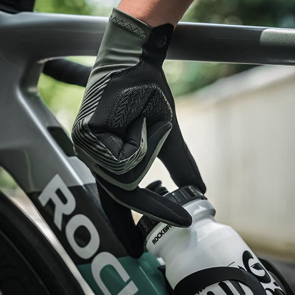 ROCKBROS Touchvantar Handskar SBR MTB Bicycle Non-slip S310 Grön
