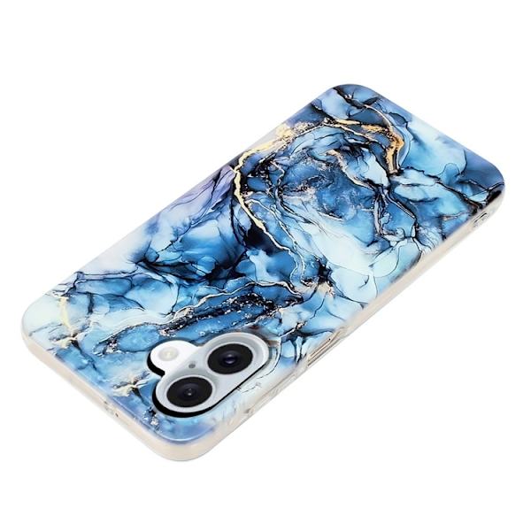 Mobilskal till iPhone 17 Marble Pattern Painted TPU - Grå Grå