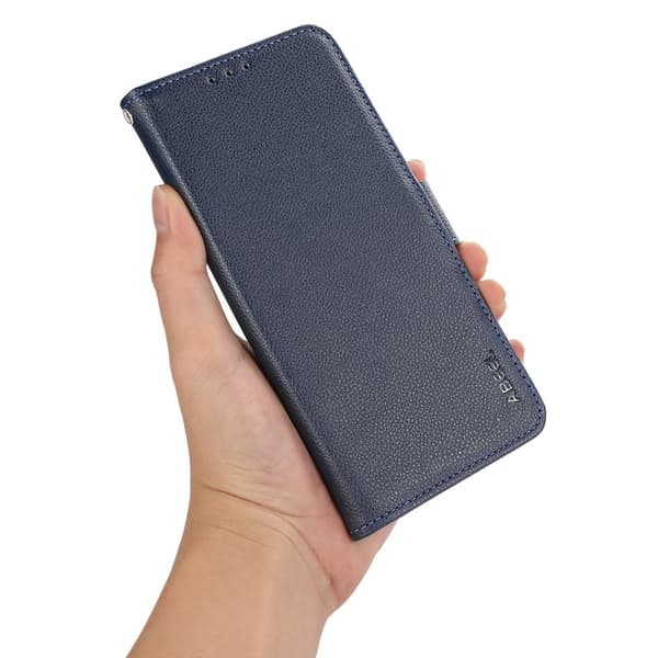ABEEL Mobilskal till Xiaomi 15 Ultra KonstLäder RFID-Skydd Blå