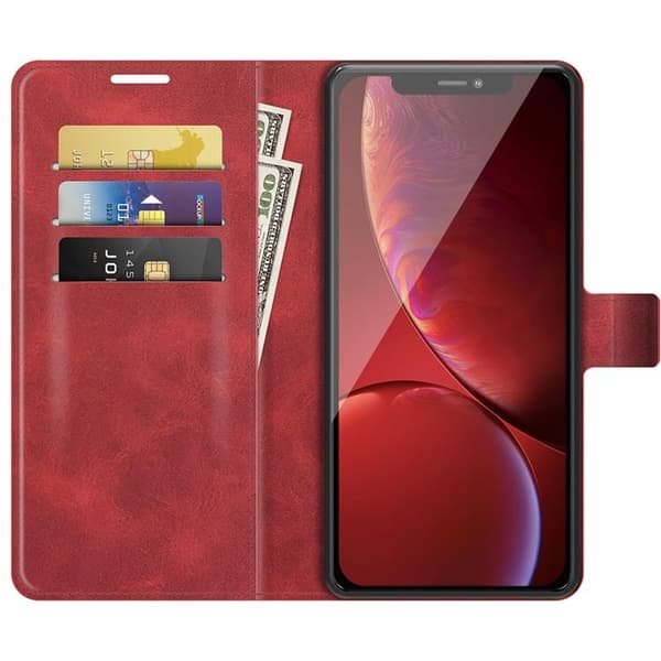 BooM RFID-beskyttet pungetui iPhone 12 Pro Max - Rød Röd