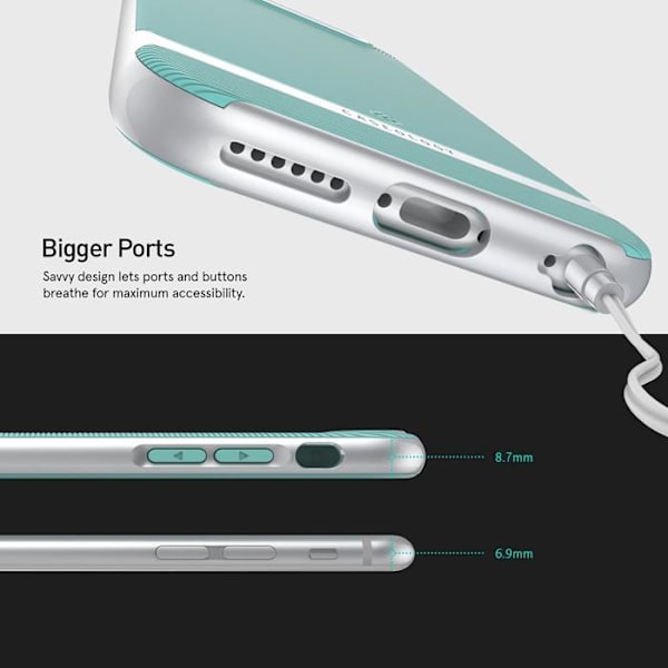 Caseology Wavelength Case Cover til Apple iPhone 6/6S - Mint Turkos