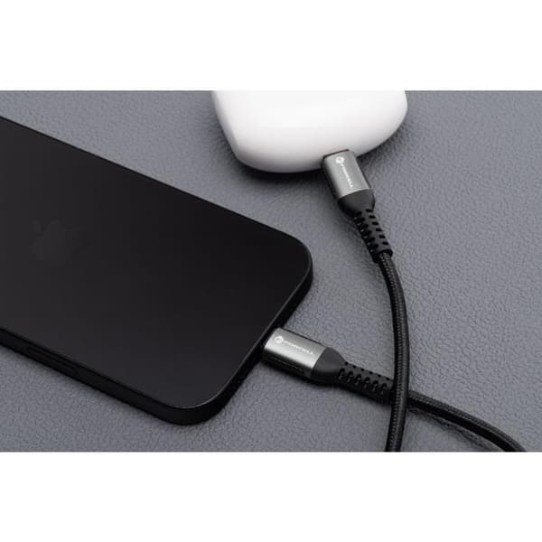 Forcell USB-C till USB-C kabel 100W 3m QC4.0 PD 5A Cafule - Svart Svart