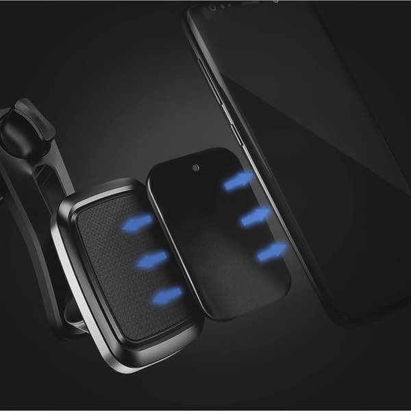 Badge til magnet Mobiltelefonholder Sort Black