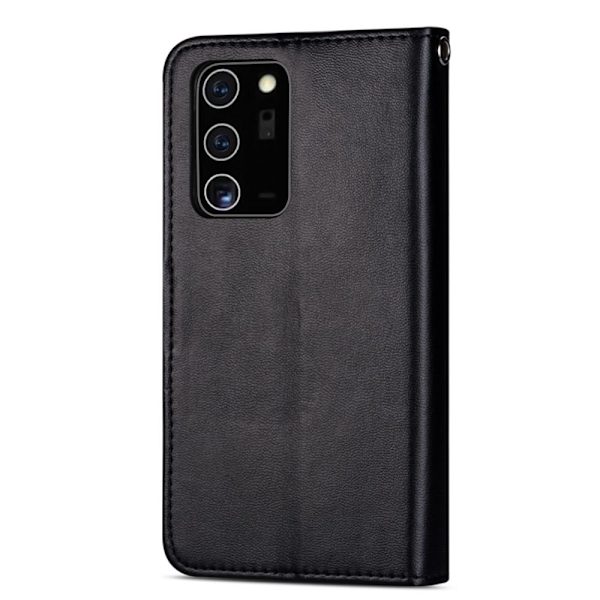 Lædertaske til Note 20 Ultra - Sort Black