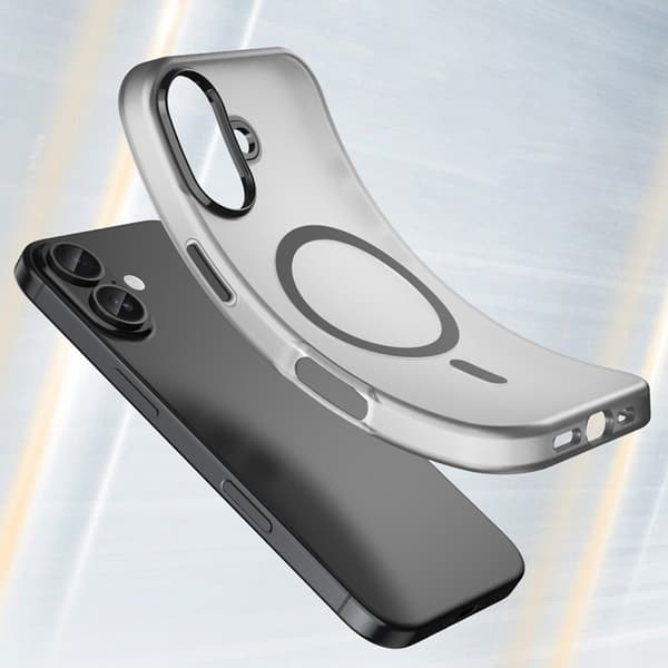 Mobilskal till iPhone 17 MagSafe Abrasive - Matte Svart Svart