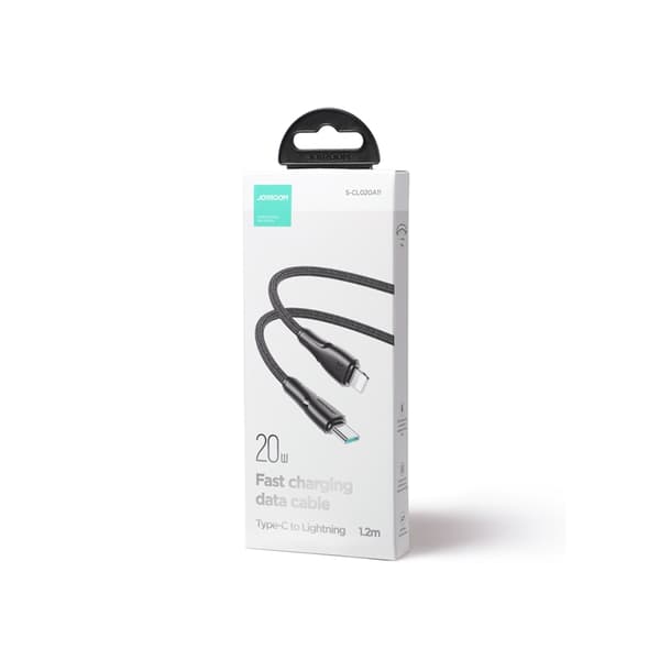 Joyroom Surpass USB-C til Lightning 20W Kabel 1,2 m - Sort Black