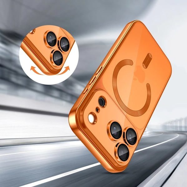 Tech-Protect Mobilskal till iPhone 17 Pro Max Magsafe Flex - Cosmic Orange Orange