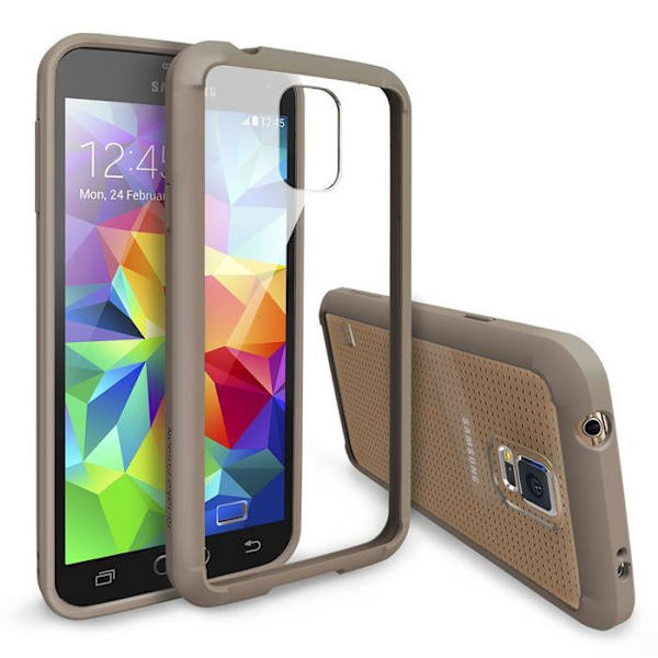 Ringke Fusion Skal till Samsung Galaxy S5 (Gold)