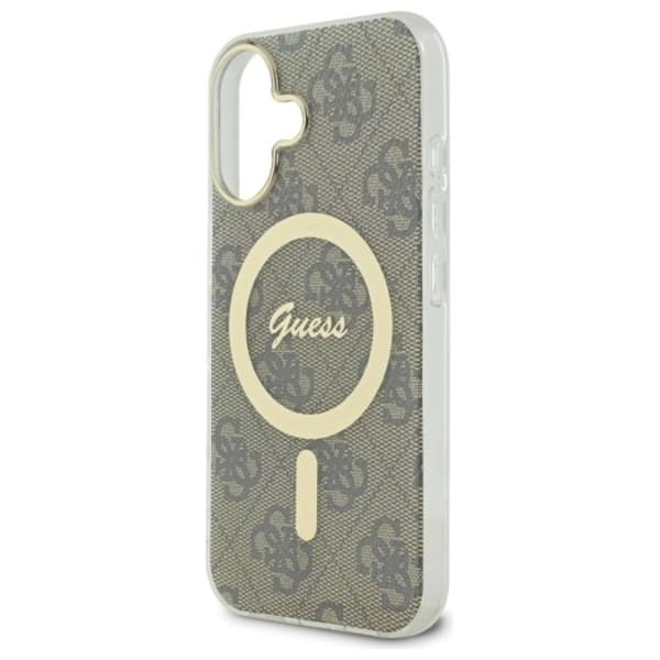 Guess iPhone 16 Plus MagSafe IML 4G Telefontaske - Brun Brun