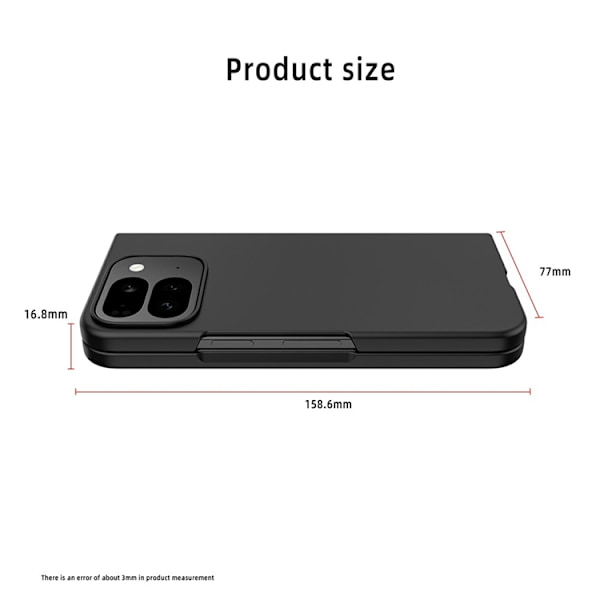 Mobilskal till Google Pixel 10 Pro Fold Skin-Feel Rubberized Röd