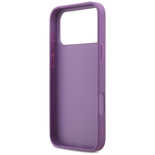 Guess Mobilskal till iPhone 17 Pro Max Fixed Glitter Big 4G - Lilac Lila