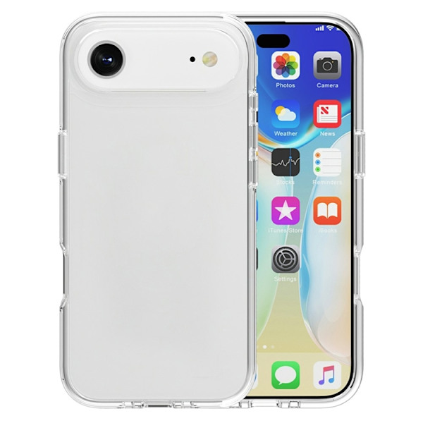 AMORUS Mobilskal till iPhone Air Shockproof - Clear Vit Transparent