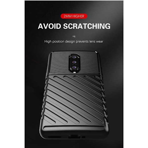 Thunder Twill Texture Skal OnePlus 8 - Blå Blå