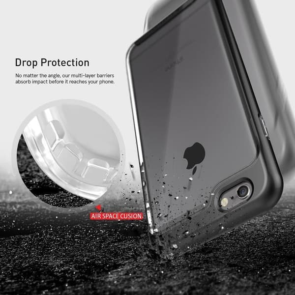 Caseology SkyFall Cover til Apple iPhone 6(S) Plus - Sort Black