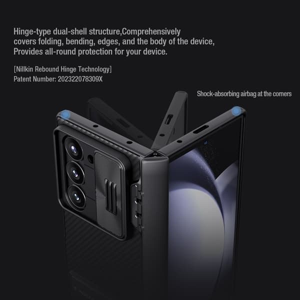 NILLKIN CamShield Fold Case Samsung Galaxy Z Fold6 5G Grön