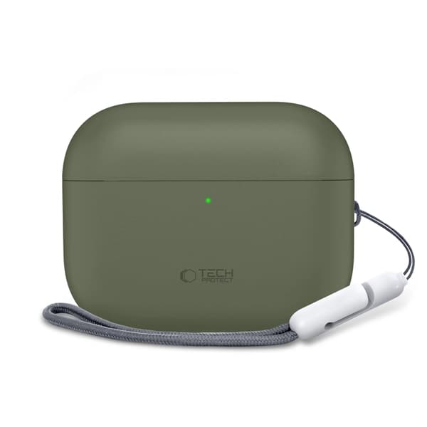 Tech-Protect Apple Airpods Pro 3 Etui Silikone - Olivengrøn Grön