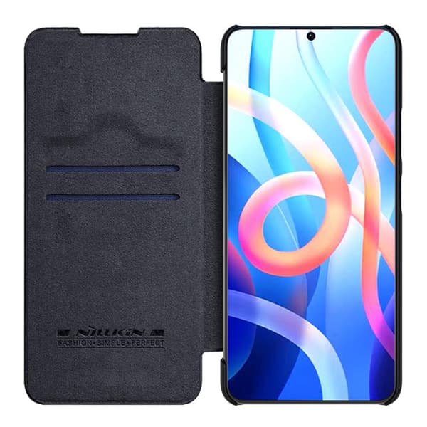 Nillkin Qin Pungetui Xiaomi Poco M4 Pro 5G - Sort Black