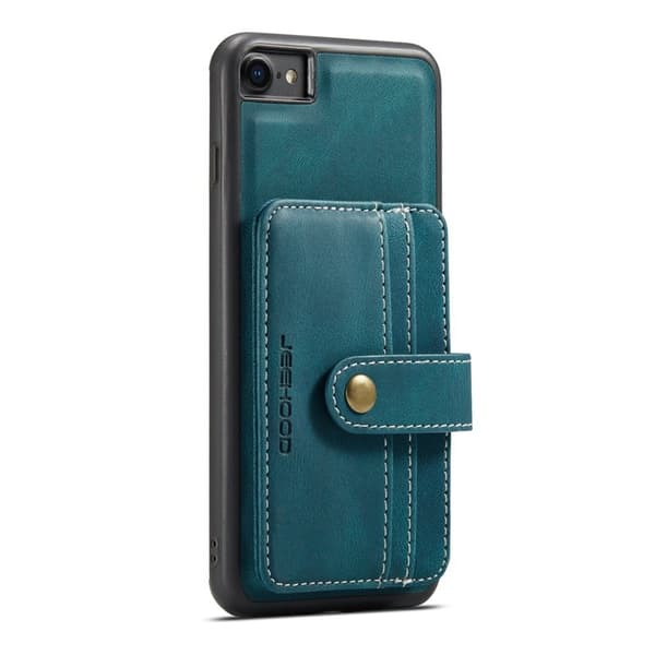 JEEHOOD Mobilskal till iPhone 7/8/SE (2020/2022) Wallet Blå
