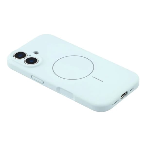 WANLONFENG Mobilskal till iPhone 17 MagSafe Med 2Pcs Härdat Glas XQ1 Blå