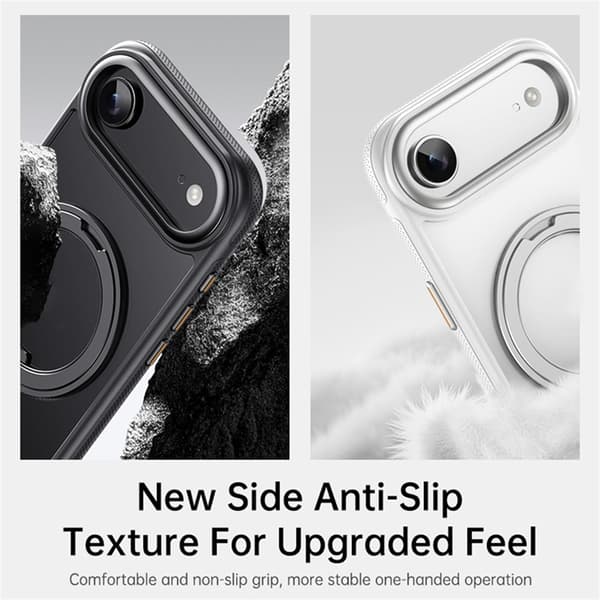 Mobilskal till iPhone Air MagSafe Kickstand TPU PC - Transparent Transparent