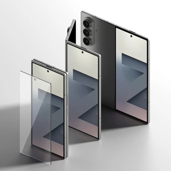 [2-Pack] Ringke Galaxy Z Fold 7 Härdat Glas Skärmskydd - Clear Transparent